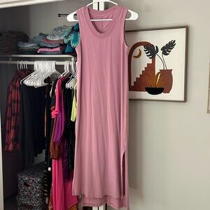 Lululemon All Yours Tank Maxi Dress-Dusty Pink- Size 2